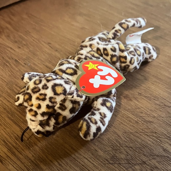 Ty Freckles the Leopard Teenie Beanie Baby Stuffed Animal Collectible McDonalds - Picture 1 of 6